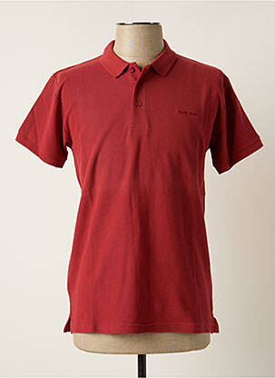 Polo stretch manches courtes rouge AUSTIN HEALEY homme
