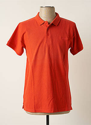 Polo stretch manches courtes orange AUSTIN HEALEY homme