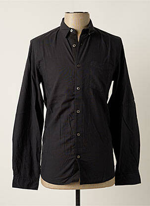 Chemise manches longues poignets boutonnés noir ZADIG & VOLTAIRE homme