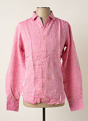 Chemise manches longues manches longues rouge MELCHIOR homme