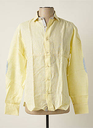 Chemise manches longues manches longues jaune MELCHIOR homme