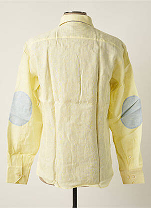 Chemise manches longues manches longues jaune MELCHIOR homme