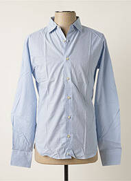 Chemise manches longues imprimé fantaisie bleu MELCHIOR homme