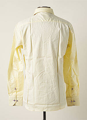 Chemise manches longues manches longues jaune MELCHIOR homme