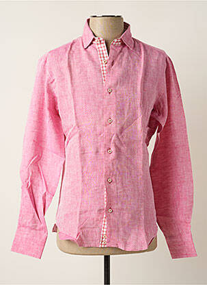 Chemise manches longues manches longues rouge MELCHIOR homme