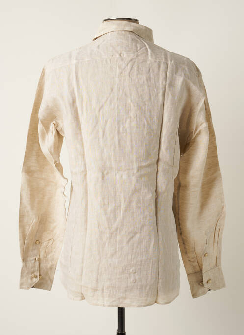 Chemise manches longues beige MELCHIOR pour homme