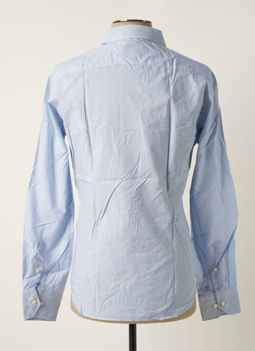 Chemise manches longues bleu MELCHIOR homme