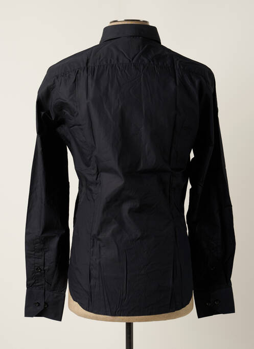 Chemise manches longues noir MELCHIOR pour homme