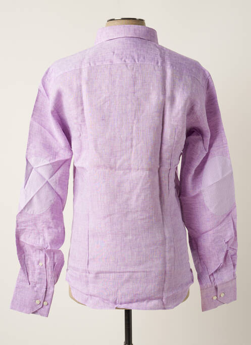 Chemise manches longues violet MELCHIOR pour homme