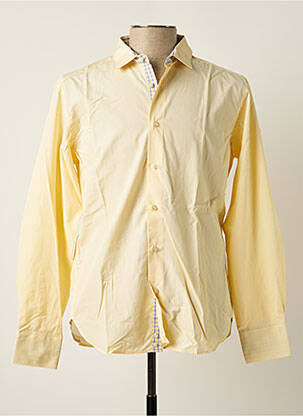 Chemise manches longues manches longues jaune MELCHIOR homme