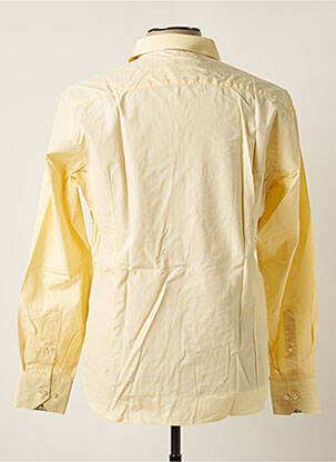 Chemise manches longues manches longues jaune MELCHIOR homme