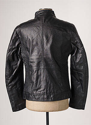 Veste simili cuir poches noir ALESSANDRO DELL'ACQUA homme