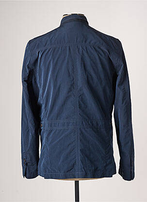 Veste casual coupe droite bleu PETER COFOX homme