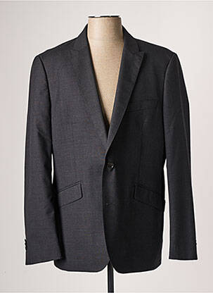 Veste chic tissage chiné noir MELCHIOR homme