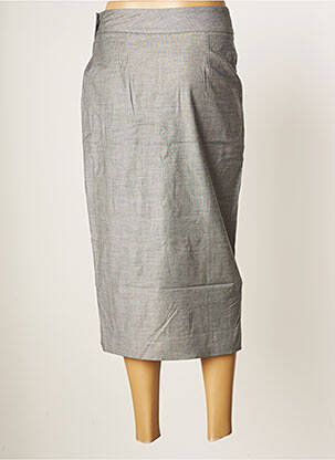 Jupe longue taille haute gris FACONNABLE femme