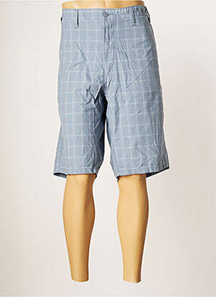 Bermuda coupe droite taille normale bleu GUY BD homme
