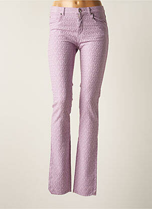 Pantalon slim stretch taille haute violet CERRUTI 1881 femme