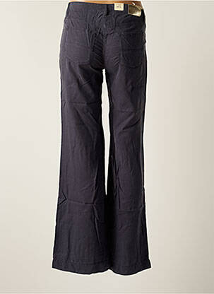 Pantalon droit tissage popeline taille normale bleu CERRUTI 1881 femme