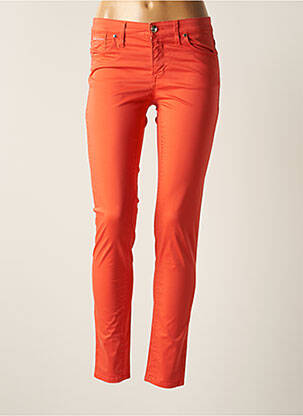 Pantalon slim tissage popeline taille normale orange CERRUTI 1881 femme