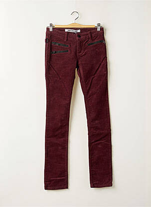 Pantalon slim stretch taille normale rouge ZADIG & VOLTAIRE femme