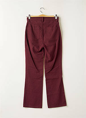 Pantalon flare taille haute taille haute rouge SWILDENS femme