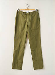 Pantalon droit fermeture zippée sous rabat avec crochet taille normale vert ZADIG & VOLTAIRE homme