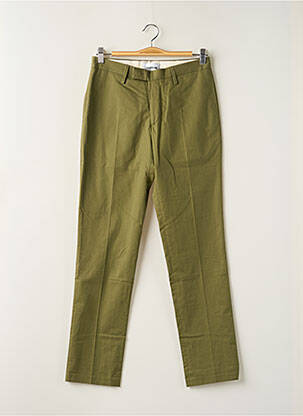 Pantalon droit fermeture zippée sous rabat avec crochet taille normale vert ZADIG & VOLTAIRE homme