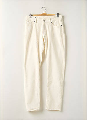 Pantalon droit blanc FACONNABLE pour homme
