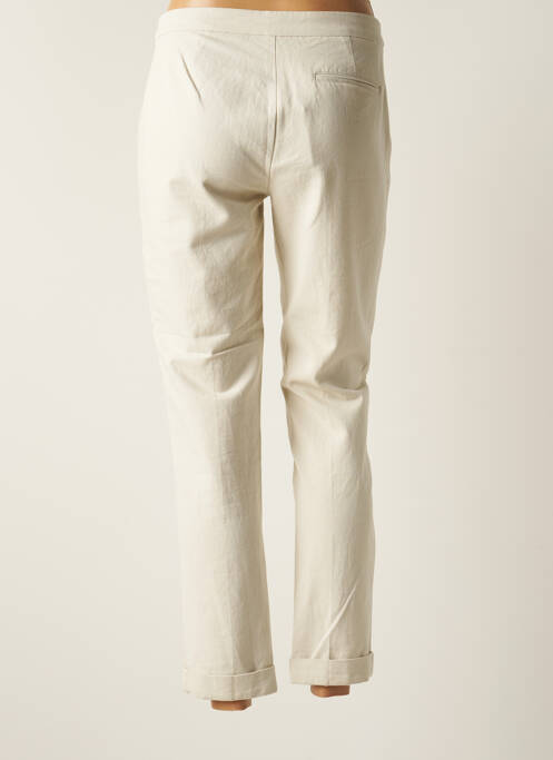 Pantalon droit beige SWILDENS pour femme
