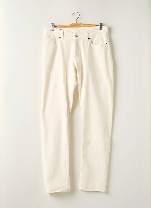 Pantalon droit blanc FACONNABLE pour homme