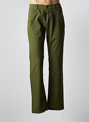 Pantalon droit vert FACONNABLE pour homme