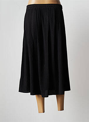 Jupe mi-longue taille normale noir GRACE & MILA femme