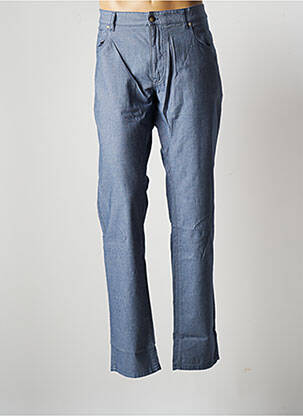 Pantalon droit taille normale taille normale bleu FACONNABLE homme