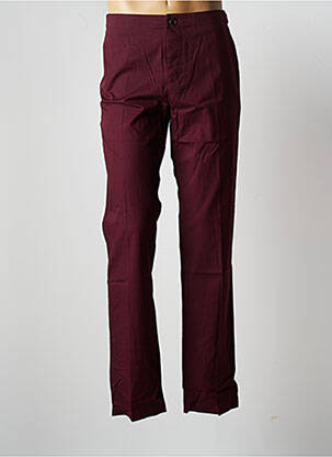 Pantalon chino poches taille normale rouge FACONNABLE homme