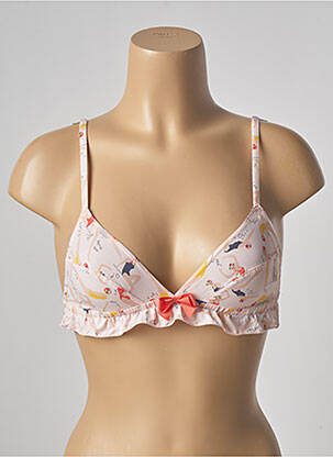 Soutien-gorge sans armature haut soutien-gorge emboitant rose PRINCESSE TAM-TAM femme