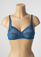 Soutien-Gorge Balconnet BARBARA Hibiscus Noir Taille 85B - Neuf Avec Étiquettes, Valeur 89€, Armature, Style Élégant Et Galbant