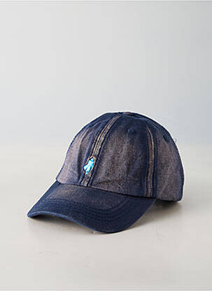 Casquette fermeture patte réglable bleu MCS homme