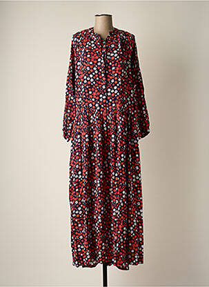 Robe longue manches longues manches longues bleu BAKKER MADE WITH LOVE femme