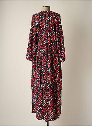 Robe longue manches longues manches longues bleu BAKKER MADE WITH LOVE femme