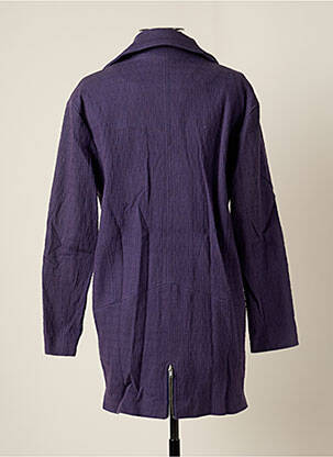 Veste casual coupe droite violet CHEMINS BLANCS femme