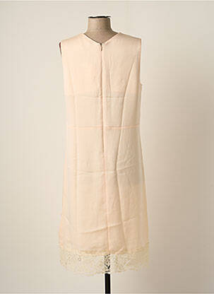 Robe mi-longue sans manche sans manche beige SET femme