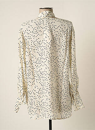 Blouse légère et transparente manches longues blanc SET femme