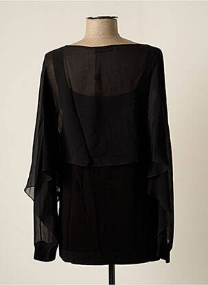 Tunique manches longues col rond noir D.EXTERIOR femme