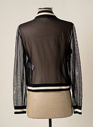 Veste casual coupe droite noir D.EXTERIOR femme
