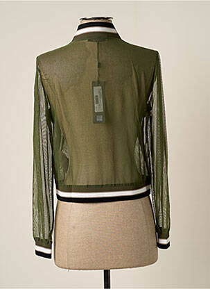 Veste casual coupe droite vert D.EXTERIOR femme