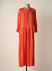 Robe longue orange BAKKER MADE WITH LOVE pour femme seconde vue