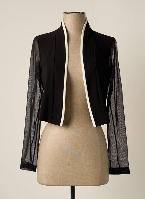 Veste casual coupe droite noir D.EXTERIOR femme