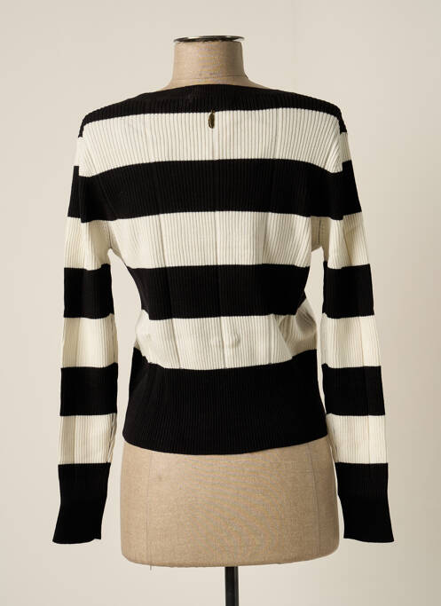 Gilet manches longues noir CHEMINS BLANCS pour femme