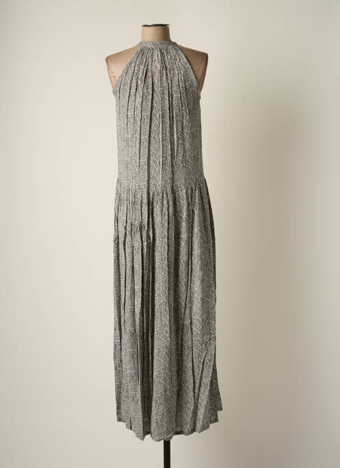 Robe longue gris BAKKER MADE WITH LOVE pour femme