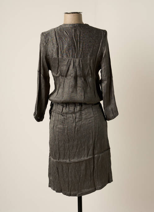 Robe mi-longue gris BAKKER MADE WITH LOVE pour femme